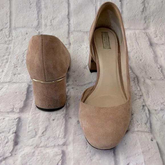 🔵Cole Haan Tan Suede Heels Elegant Design - Picture 9 of 16